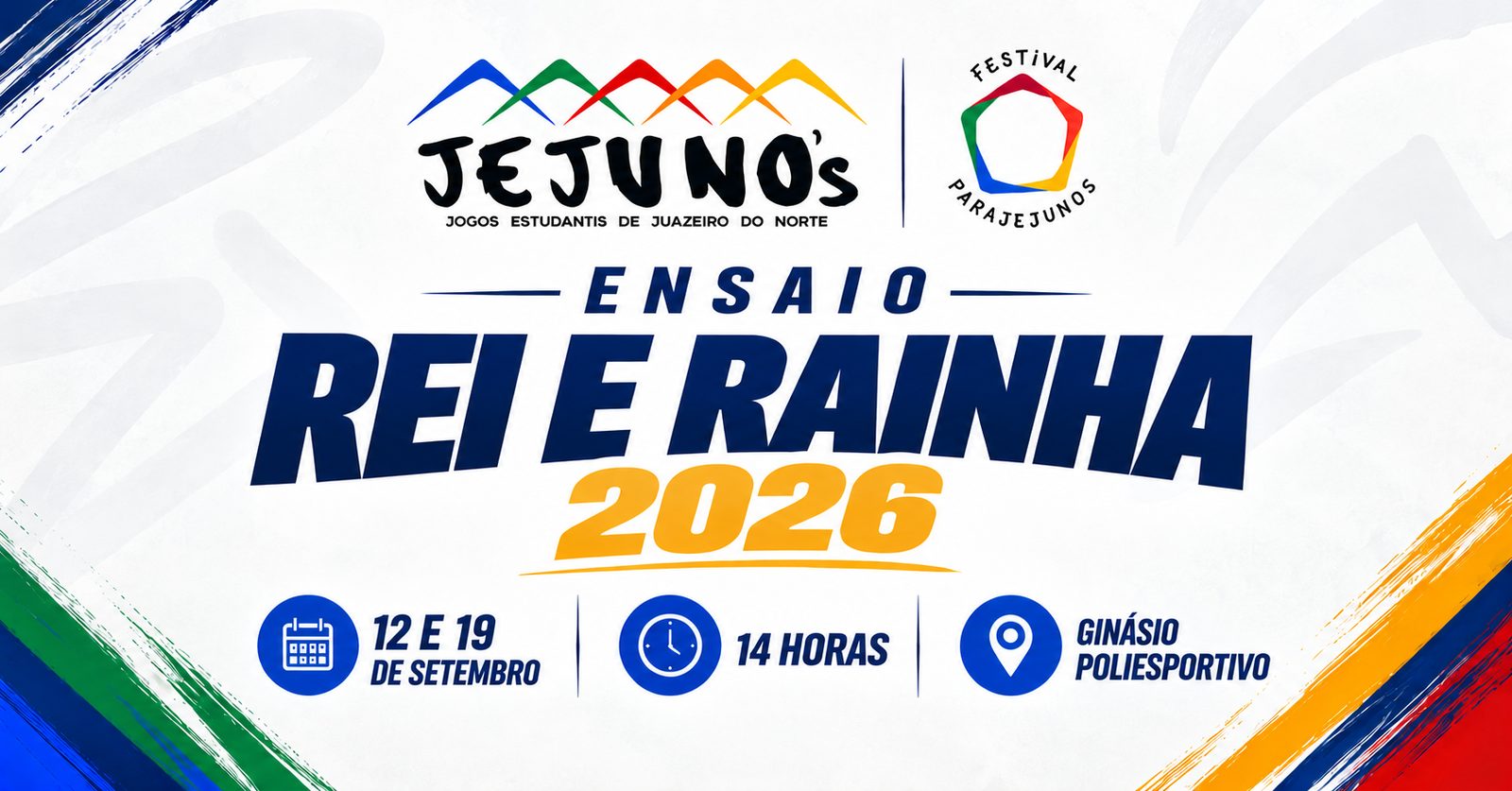 ENSAIO REI E RAINHA JEJUNO’S 2026