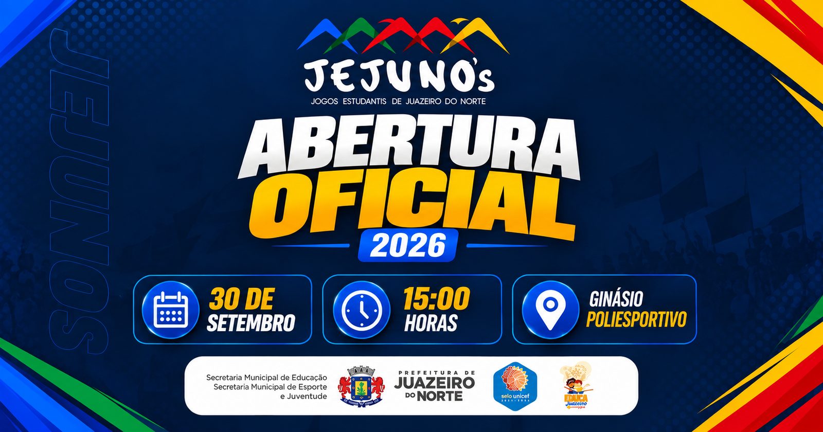 ABERTURA DO JEJUNO`S 2026