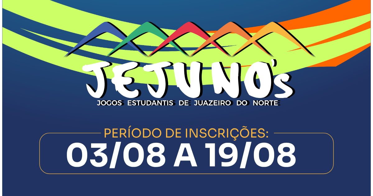 INSCRIÇÕES JEJUNO’s 2026